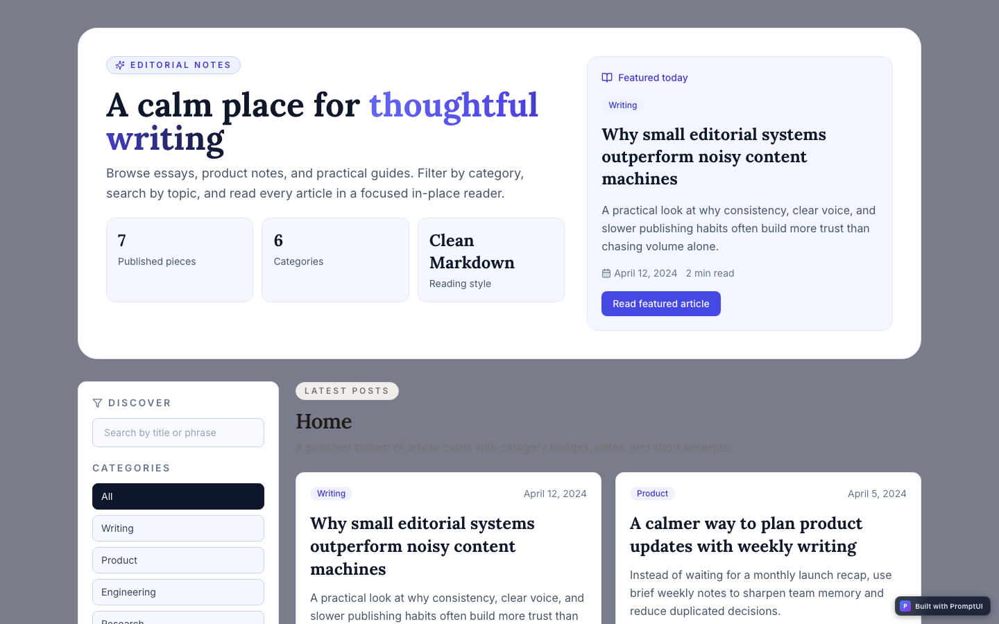 blog preview